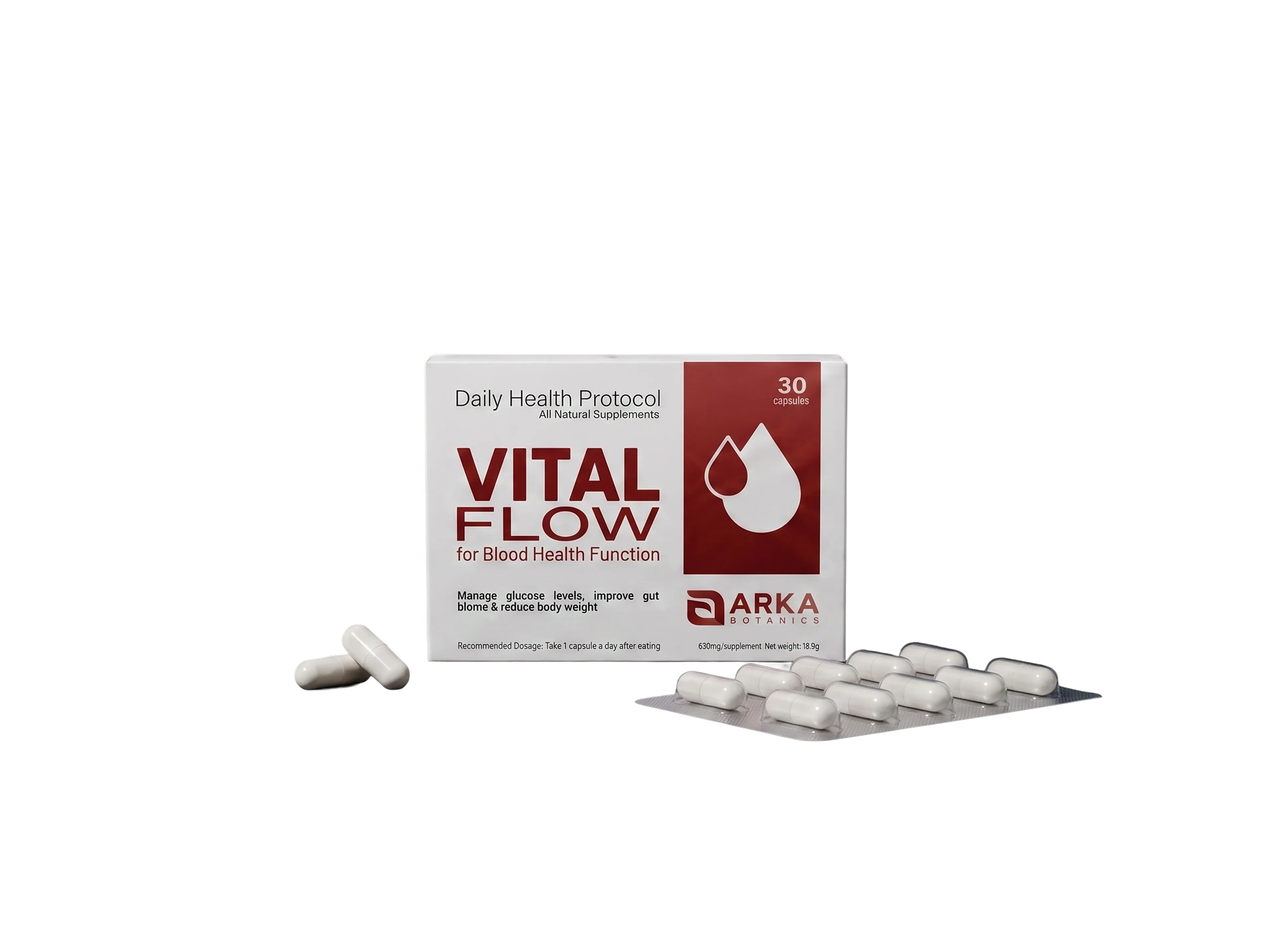 Vital Flow Essentials capsule pack